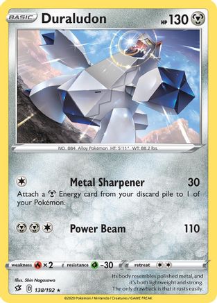 Duraludon (SWSH Rebel Clash) 138/192  Deck Exclusives - Rare