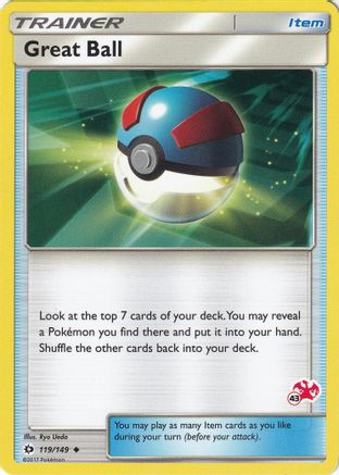 Great Ball (#43 Charizard Stamped) 119/149  Battle Academy - Promo