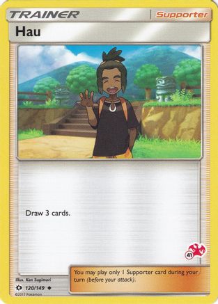 Hau (#41 Charizard Stamped) 120/149  Battle Academy - Promo