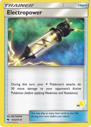 Electropower (#34 Pikachu Stamped) 172/214  Battle Academy - Promo
