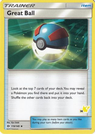 Great Ball (#38 Pikachu Stamped) 119/149  Battle Academy - Promo