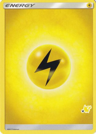 Lightning Energy (#12 Pikachu Stamped) (#12 Pikachu Stamped)  Battle Academy - Promo
