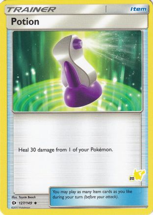 Potion (#20 Pikachu Stamped) 127/149  Battle Academy - Promo