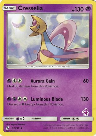 Cresselia (Mewtwo Stamped) 087/236  Battle Academy - Promo