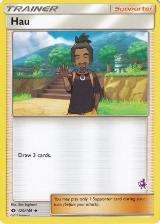 Hau (Mewtwo Stamped) 120/149  Battle Academy - Promo