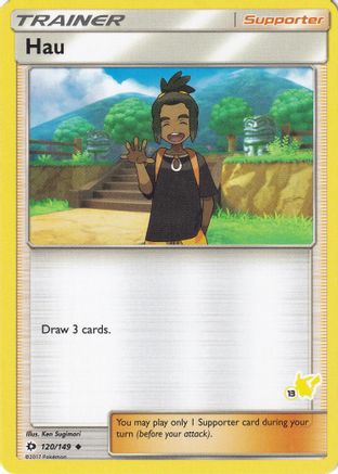 Hau (#13 Pikachu Stamped) 120/149  Battle Academy - Promo