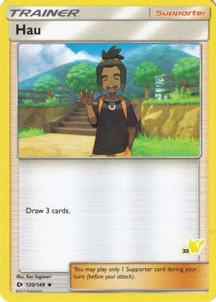 Hau (#33 Pikachu Stamped) 120/149  Battle Academy - Promo