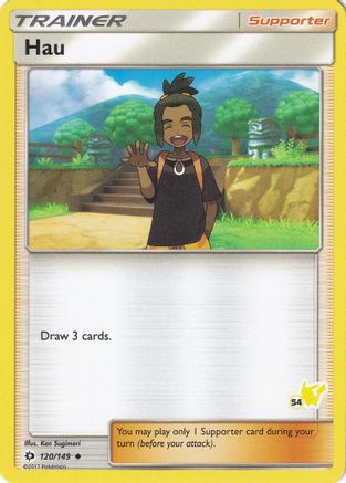Hau (#54 Pikachu Stamped) 120/149  Battle Academy - Promo