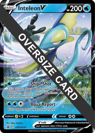 Inteleon V SWSH016  - Holofoil Jumbo Cards - Promo