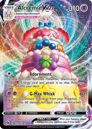 Alcremie VMAX 023/73  - Holofoil Champions Path - Ultra Rare