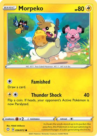 Morpeko (036) (036) 036/072  Shining Fates - Common
