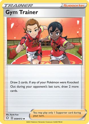 Gym Trainer 059/072  Shining Fates - Uncommon