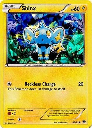 Shinx (Cracked Ice Holo) 043/99  - Holofoil Blister Exclusives - Promo