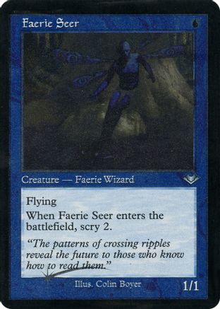 Faerie Seer (Retro Frame) (Foil Etched) (MH1-008) - Modern Horizons Foil