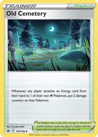 Old Cemetery 147/198  SWSH06 Chilling Reign - Uncommon