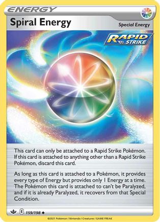 Spiral Energy 159/198  SWSH06 Chilling Reign - Uncommon