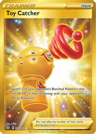 Toy Catcher (Secret) 233/203  - Holofoil SWSH07 Evolving Skies - Secret Rare