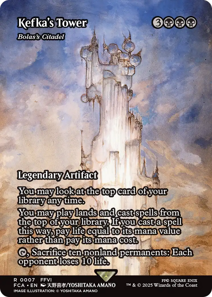 Kefka's Tower - Bolas's Citadel (Showcase) (FCA-007) - FINAL FANTASY: Through the Ages / Kefka's Tower (Borderless) Foil