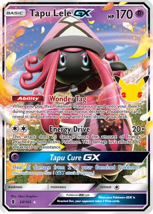 Tapu Lele GX 060/145  - Holofoil Celebrations Classic Collection - Classic Collection