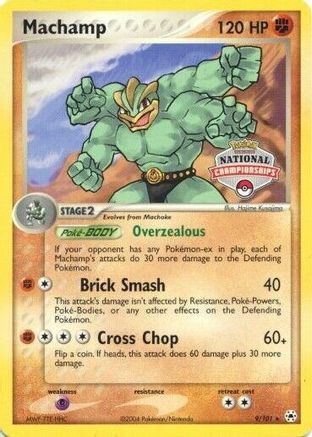 Machamp (National Championships) 009/101  - Holofoil League & Championship Cards - Promo