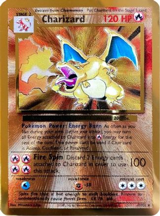 Charizard (Celebrations Metal Card) 004/102  - Holofoil Miscellaneous Cards & Products - Promo