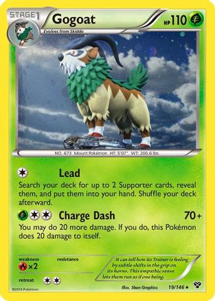 Gogoat (Cosmos Holo) 019/146  - Holofoil Blister Exclusives - Promo