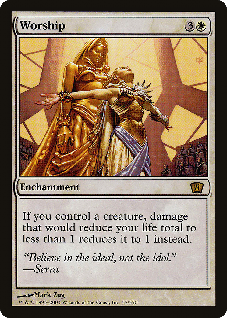 Worship (8ED-57★) - 8th Edition Foil
