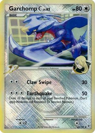 Garchomp C (League Promo) 060/147  - Reverse Holofoil League & Championship Cards - Promo