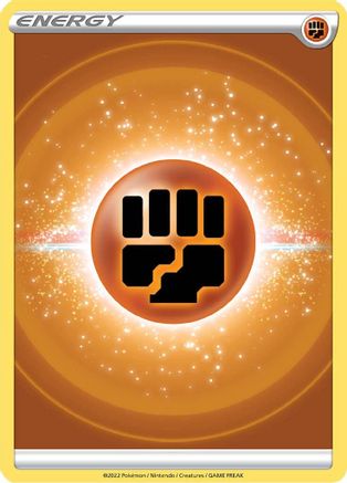 Fighting Energy (2022 Unnumbered) (2022 Unnumbered)  - Reverse Holofoil SWSH09 Brilliant Stars - Common