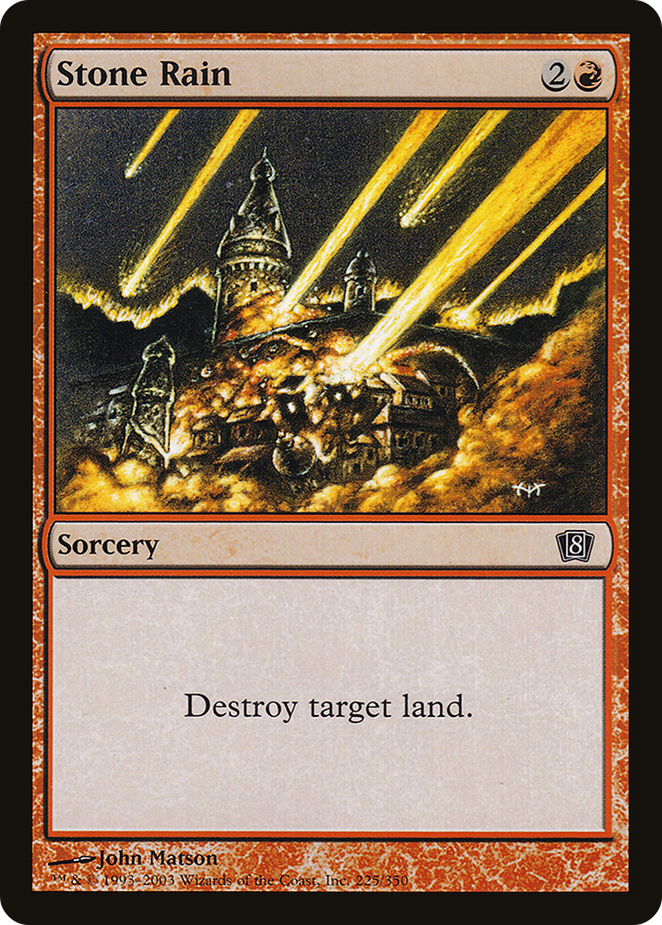 Stone Rain (8ED-225★) - 8th Edition Foil