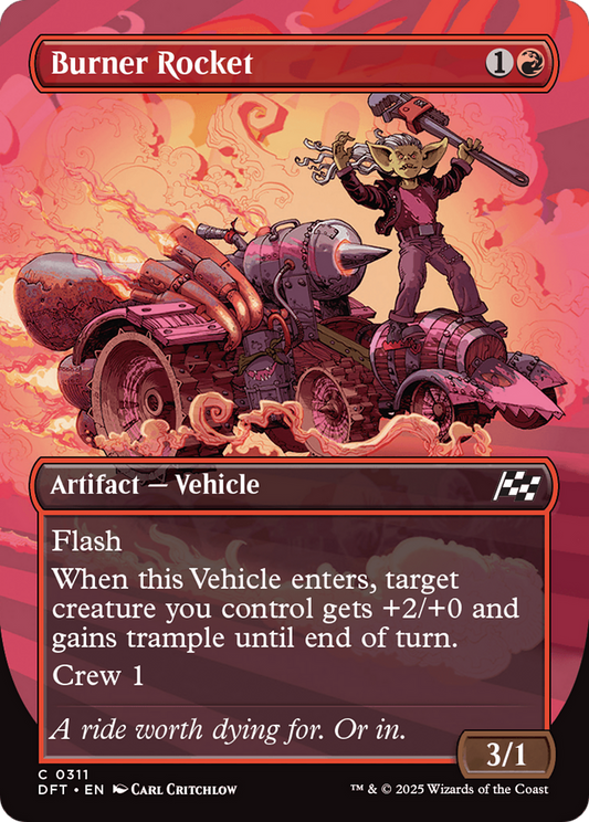 Burner Rocket (Borderless) (DFT-311) - Aetherdrift Foil