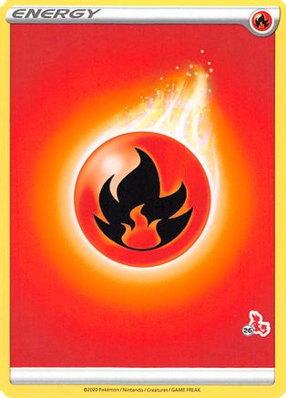Fire Energy (#26 Cinderace Stamped) (#26 Cinderace Stamped)  Battle Academy 2022 - Promo