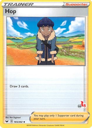 Hop (#28 Cinderace Stamped) 165/202  Battle Academy 2022 - Promo