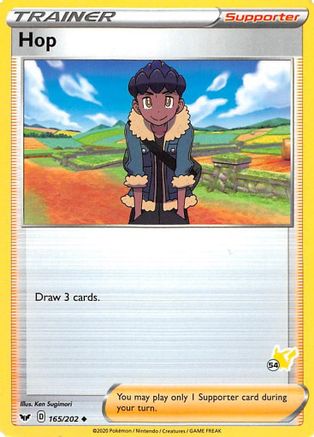 Hop (#54 Pikachu Stamped) 165/202  Battle Academy 2022 - Promo