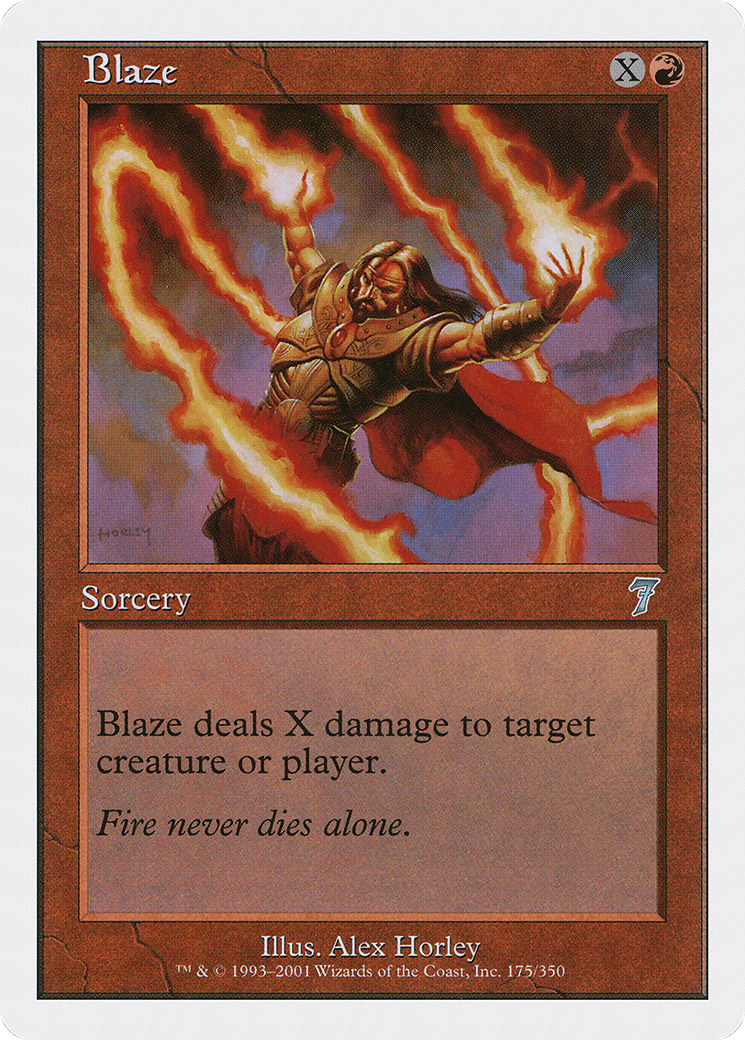 Blaze (7ED-175★) - 7th Edition