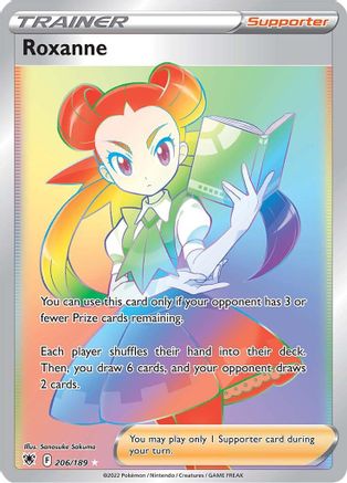 Roxanne (Secret) 206/189  - Holofoil SWSH10 Astral Radiance - Secret Rare