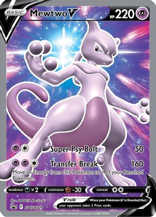 Mewtwo V SWSH229  - Holofoil SWSH Sword & Shield Promo Cards - Promo
