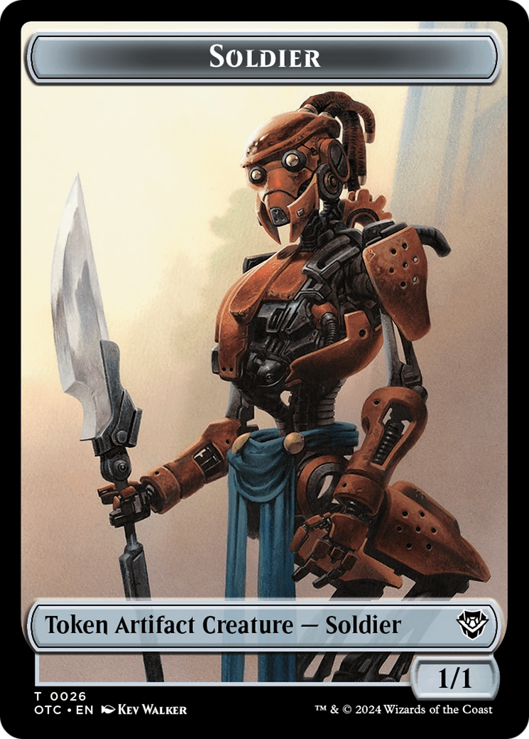 Soldier (TOTC-026) - Outlaws of Thunder Junction Commander Tokens Foil