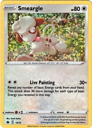 Smeargle 015/15  - Holofoil McDonalds Promos 2022 - Promo