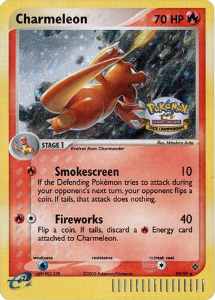 Charmeleon (State Championship) 099/97  - Holofoil League & Championship Cards - Promo