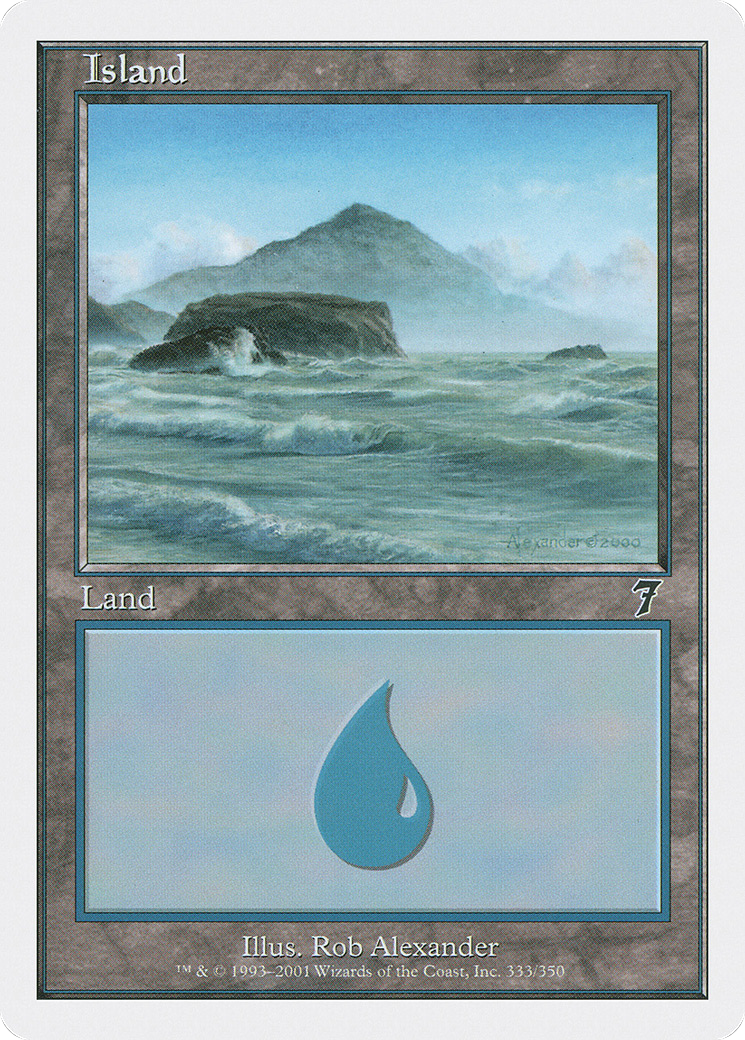 Island (7ED-333★) - 7th Edition Foil