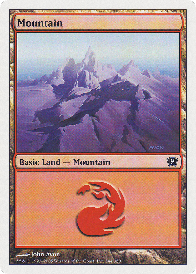Mountain (9ED-344★) - 9th Edition
