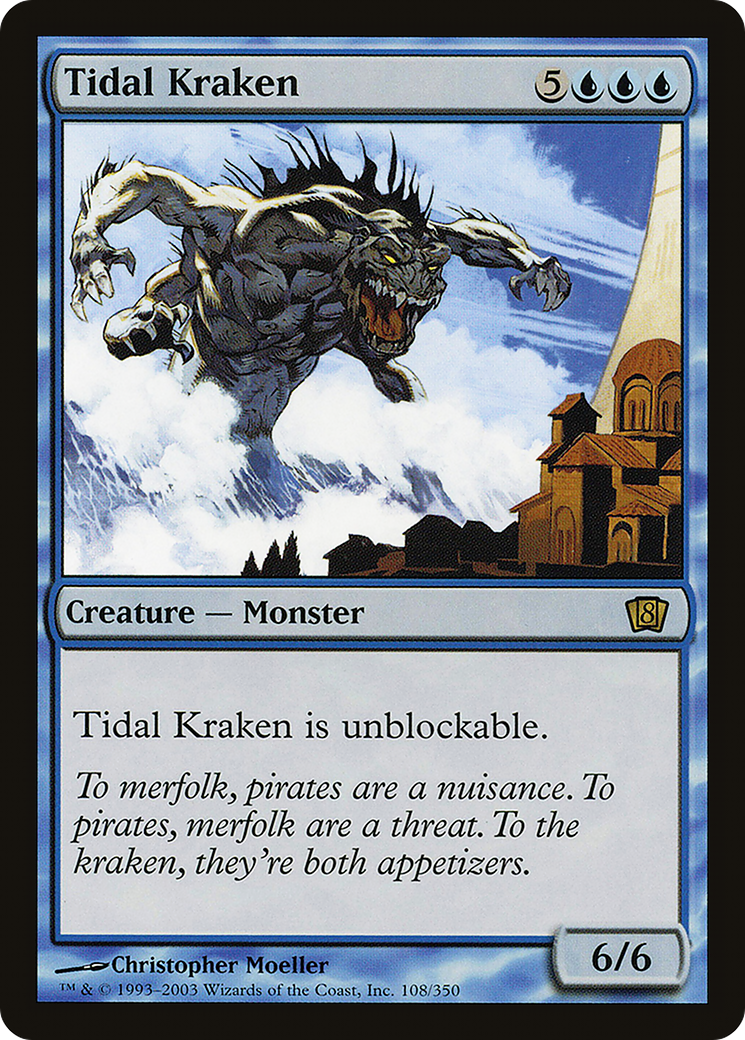 Tidal Kraken (8ED-108★) - 8th Edition