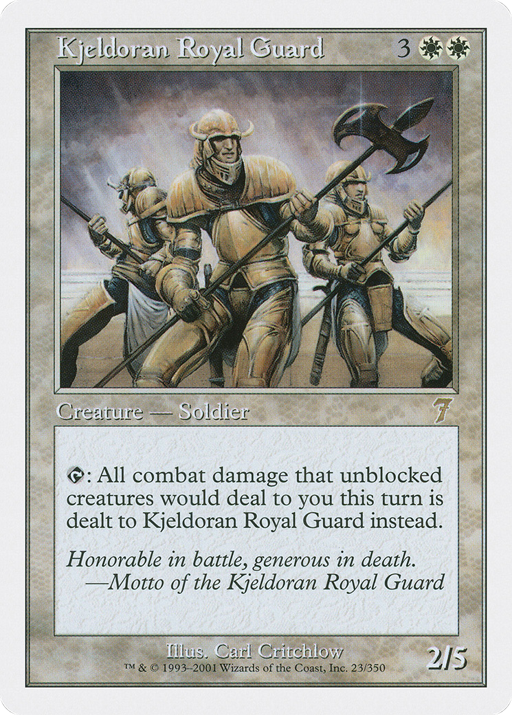 Kjeldoran Royal Guard (7ED-23★) - 7th Edition