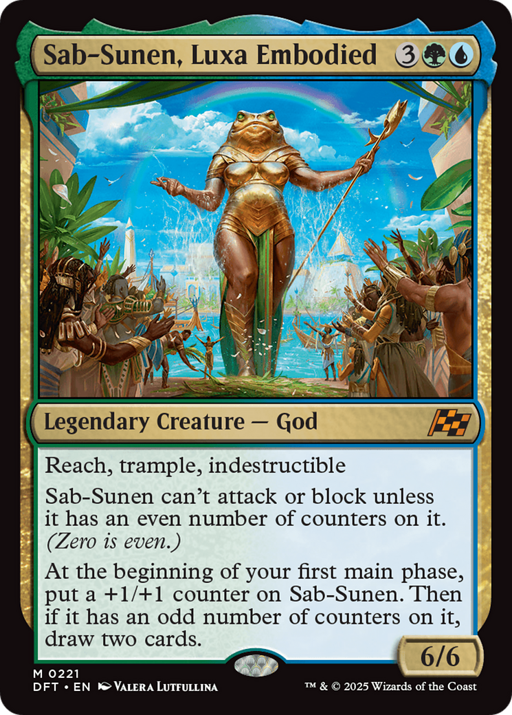Sab-Sunen, Luxa Embodied (DFT-221) - Aetherdrift Foil