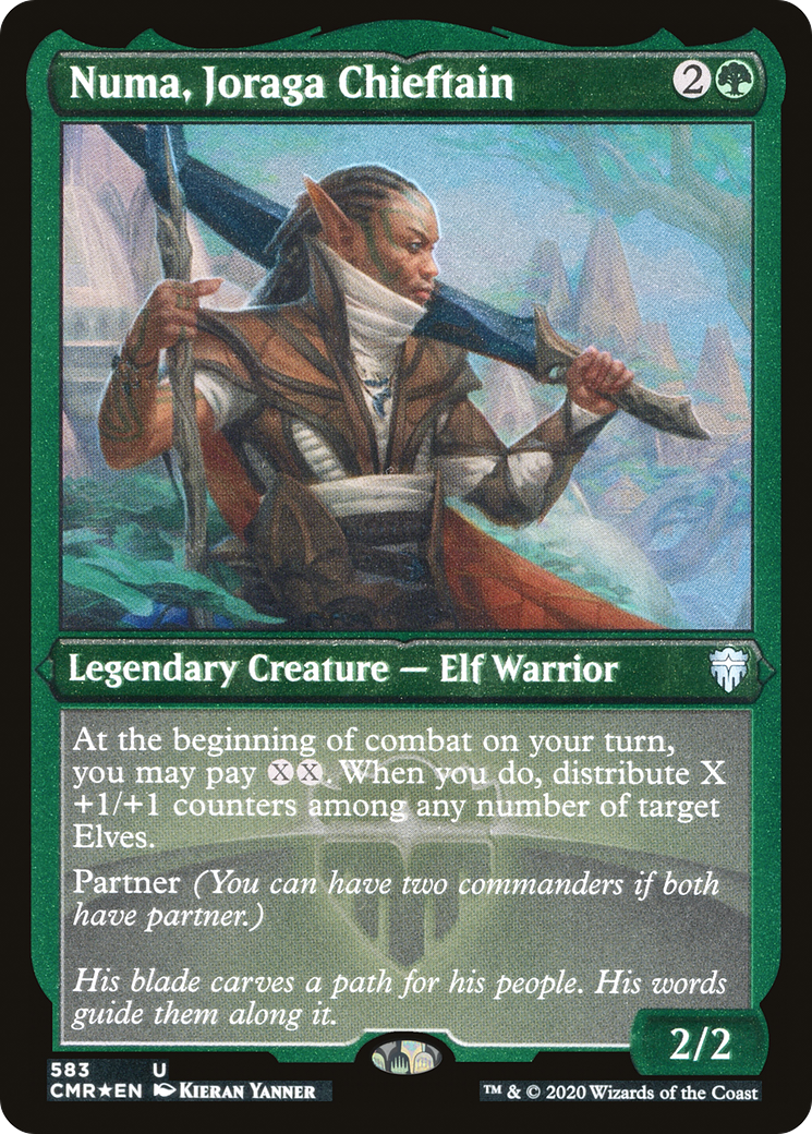 Numa, Joraga Chieftain (Foil Etched) (CMR-583) - Commander Legends Foil