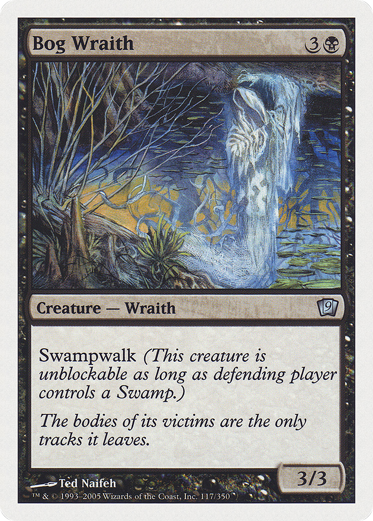 Bog Wraith (9ED-117★) - 9th Edition Foil