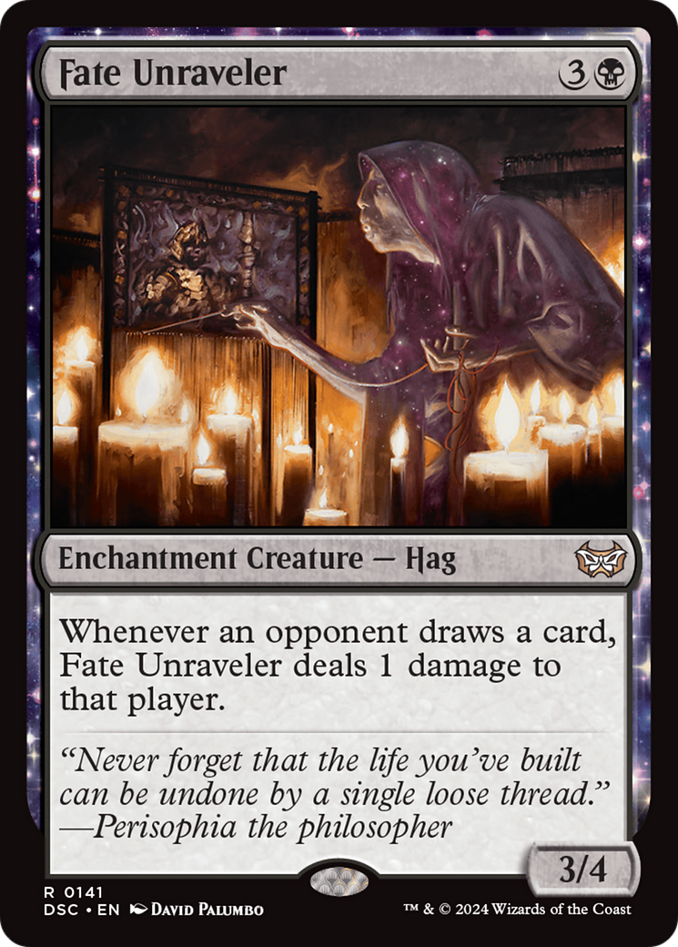 Fate Unraveler (DSC-141) - Duskmourn: House of Horror Commander: (enchantment)