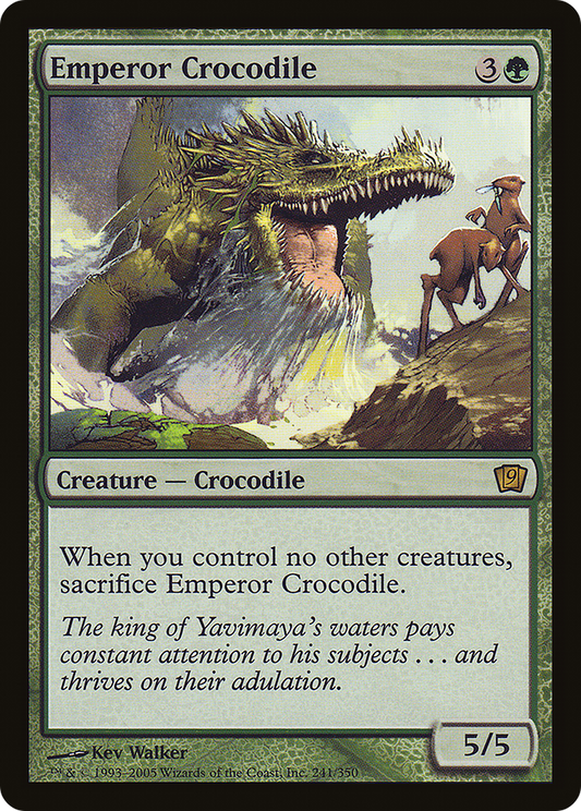 Emperor Crocodile (9ED-241★) - 9th Edition Foil