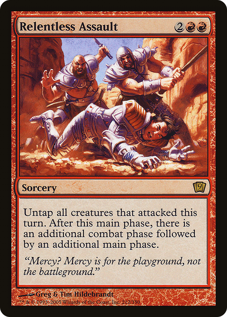 Relentless Assault (9ED-212★) - 9th Edition